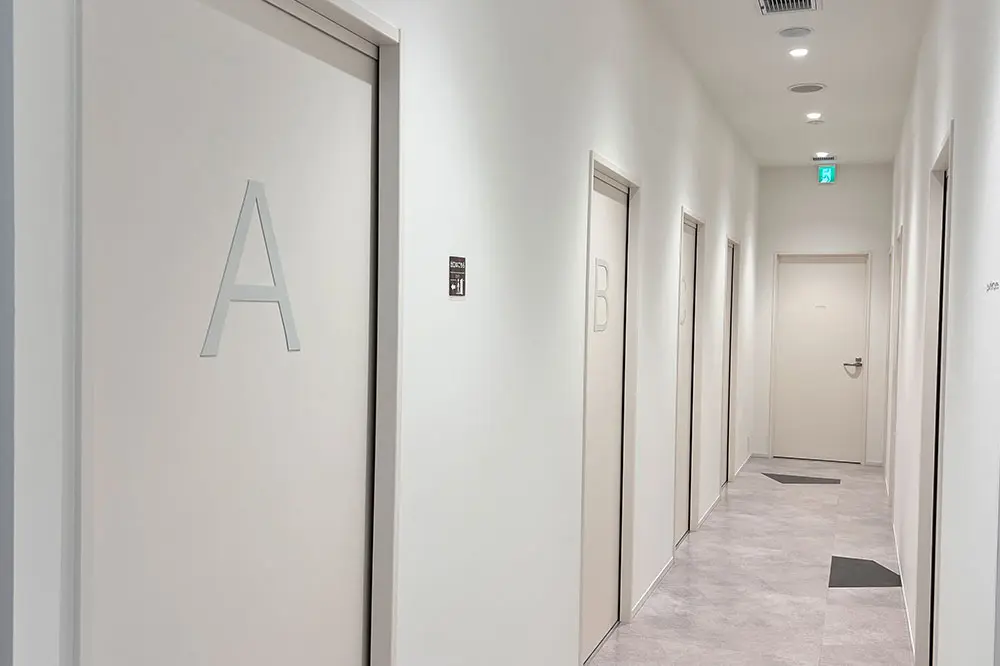 施術室廊下
